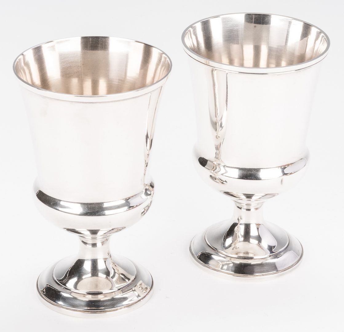 Lot 75: 12 Baltimore Silversmiths Sterling Goblets