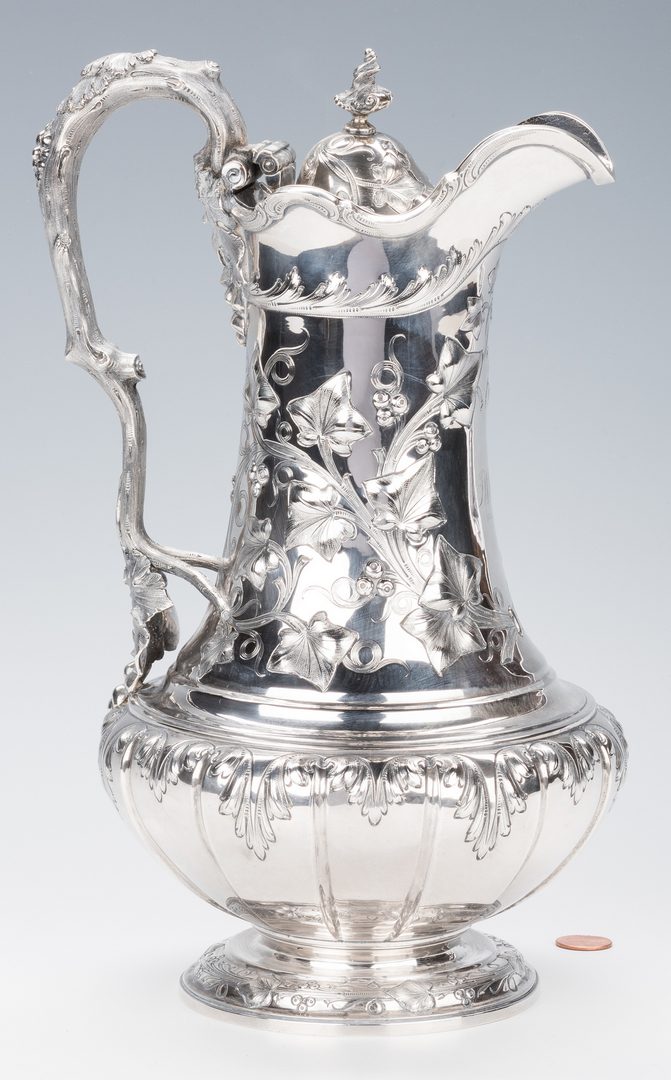 Lot 78: George Sharp, Bailey & Co. Sterling Silver Ewer