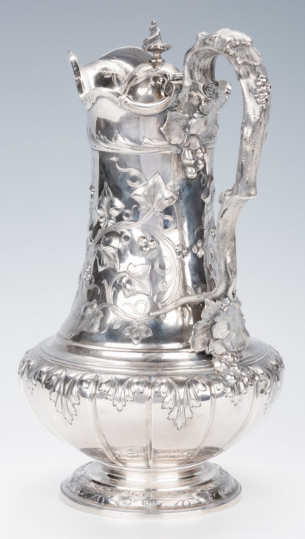Lot 78: George Sharp, Bailey & Co. Sterling Silver Ewer
