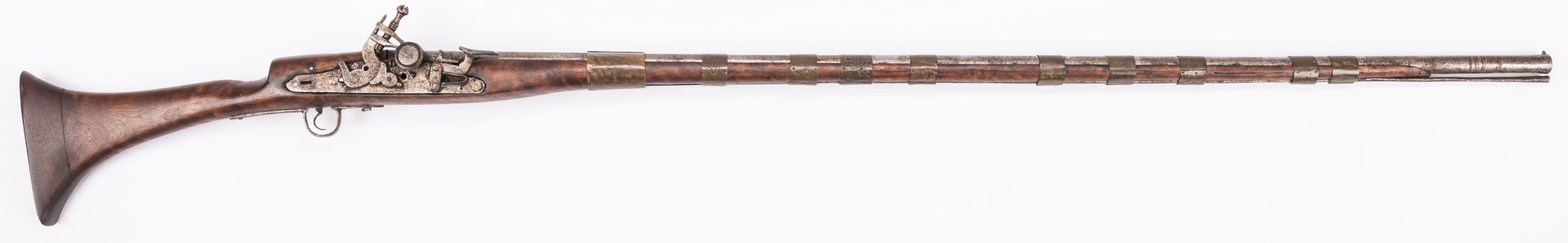 Lot 800: Middle Eastern Snaphaunce Lock Rifle, .70 Cal.