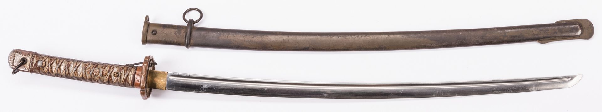 Lot 801: Japanese Type 95 NCO Sword & Welterbach Knife, 2 items