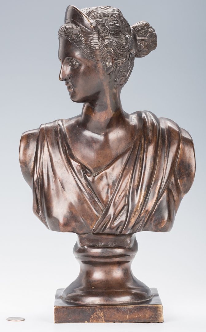 Lot 817: French School Classical Style Bronze Bust