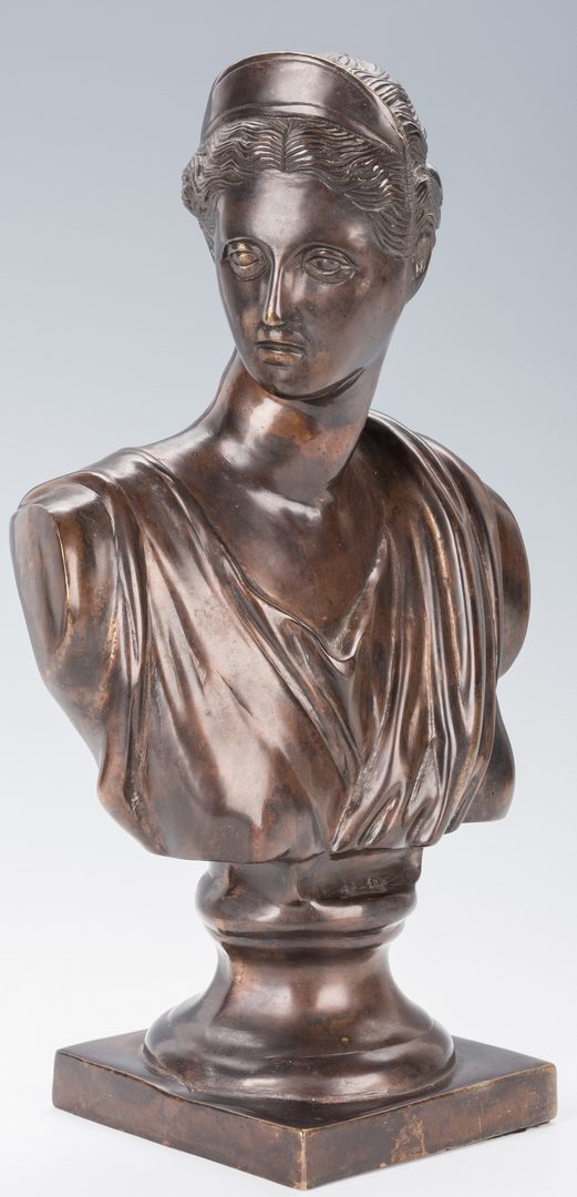 Lot 817: French School Classical Style Bronze Bust