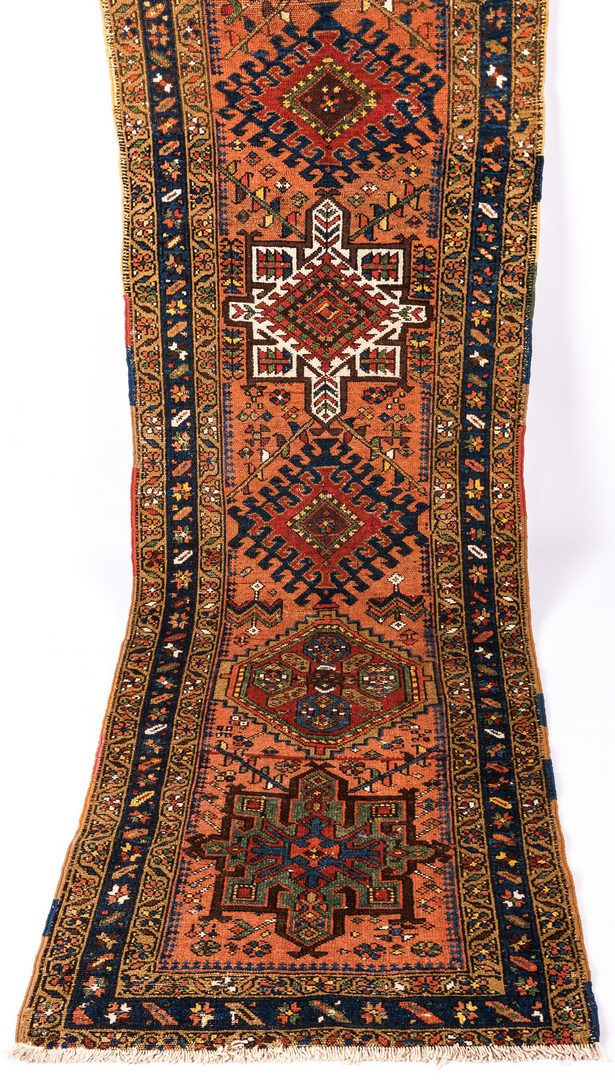 Lot 835: Antique Persian Heriz Runner, 10'4" L