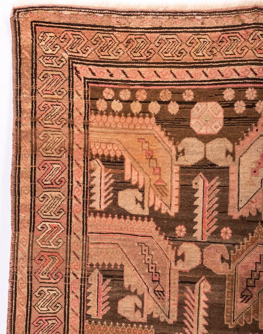 Lot 839: Russian Karabagh; Kurdish Bijar antique rugs