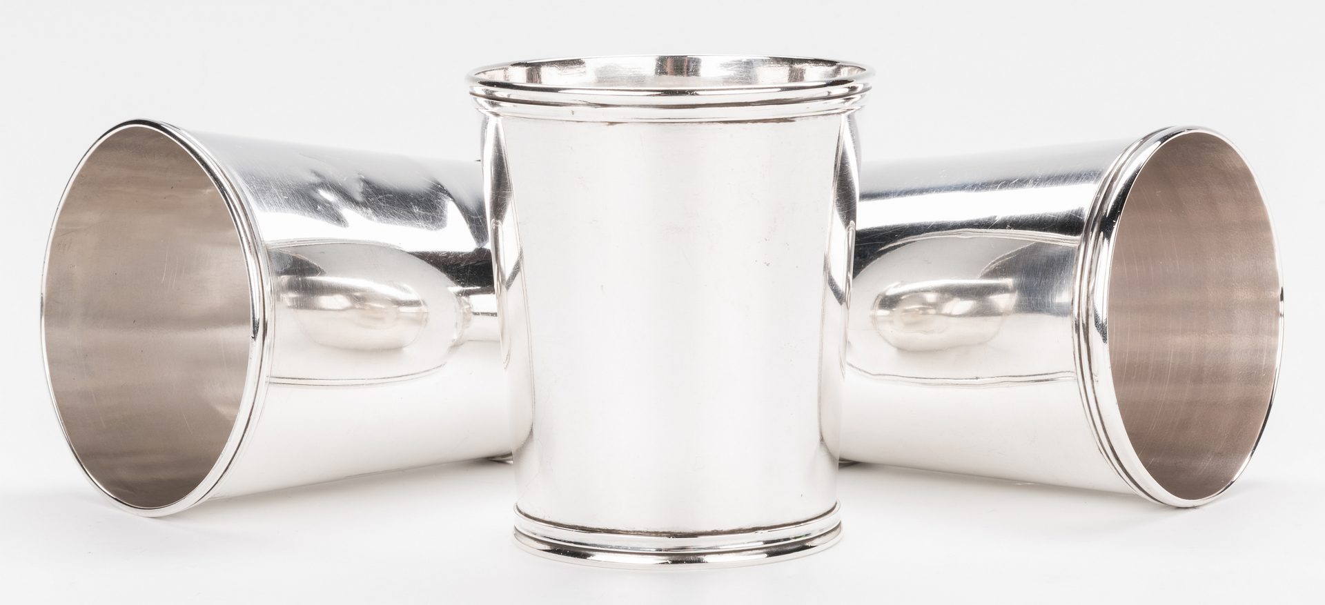 Lot 84: 3 Coin Silver Julep Cups inc. KY