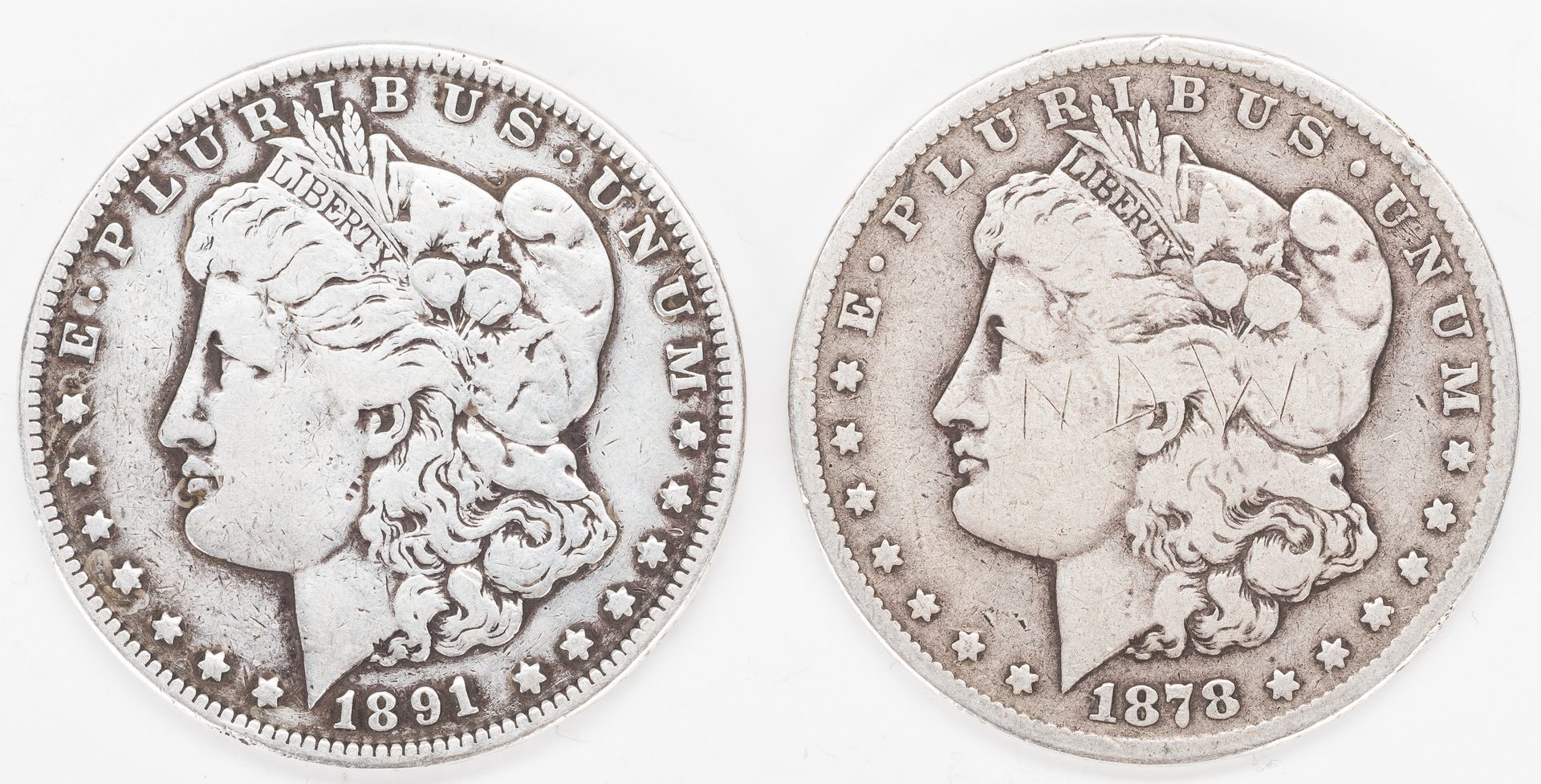 Lot 887: 41 U.S. Morgan Silver Dollars, inc. 2 Carson City
