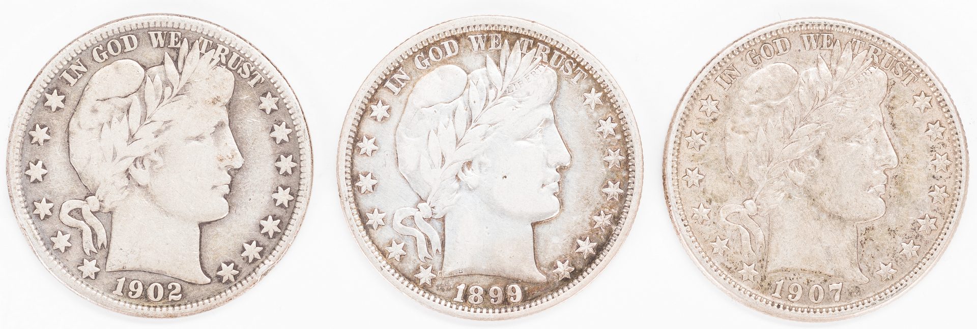 Lot 894: 68 U.S. Silver Half Dollars (1876-1947)