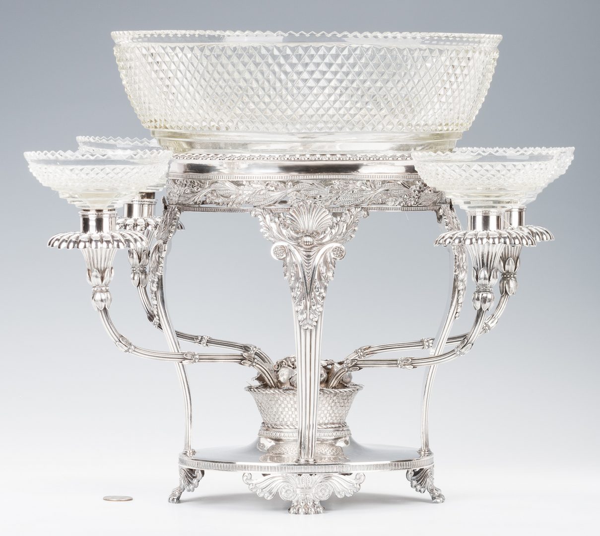 Lot 89: George III Sterling Silver Epergne