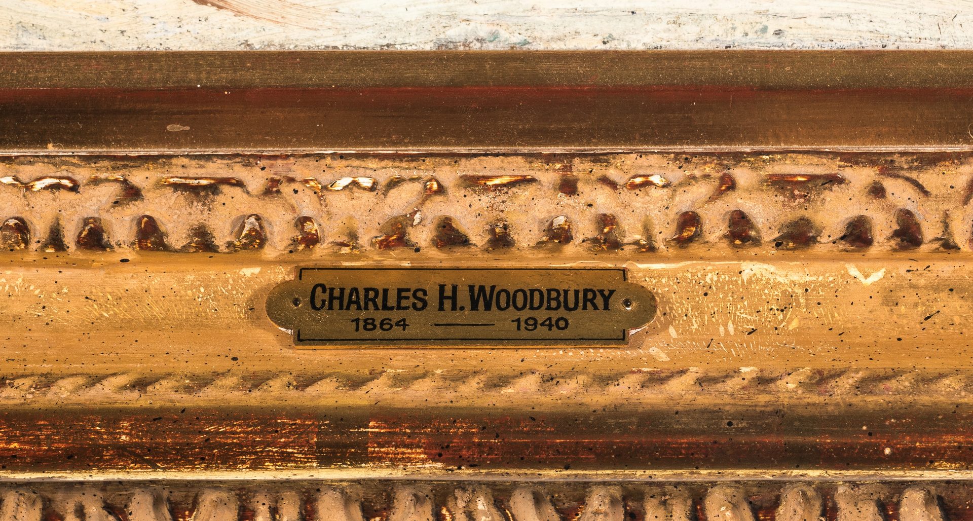 Lot 118: Charles Woodbury O/C, Ogunquit Bath House