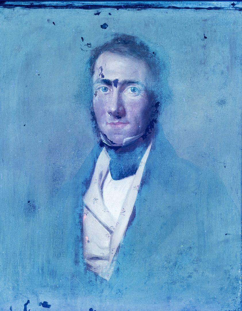 Lot 121: George Healy, O/B, Portrait of a Gentleman