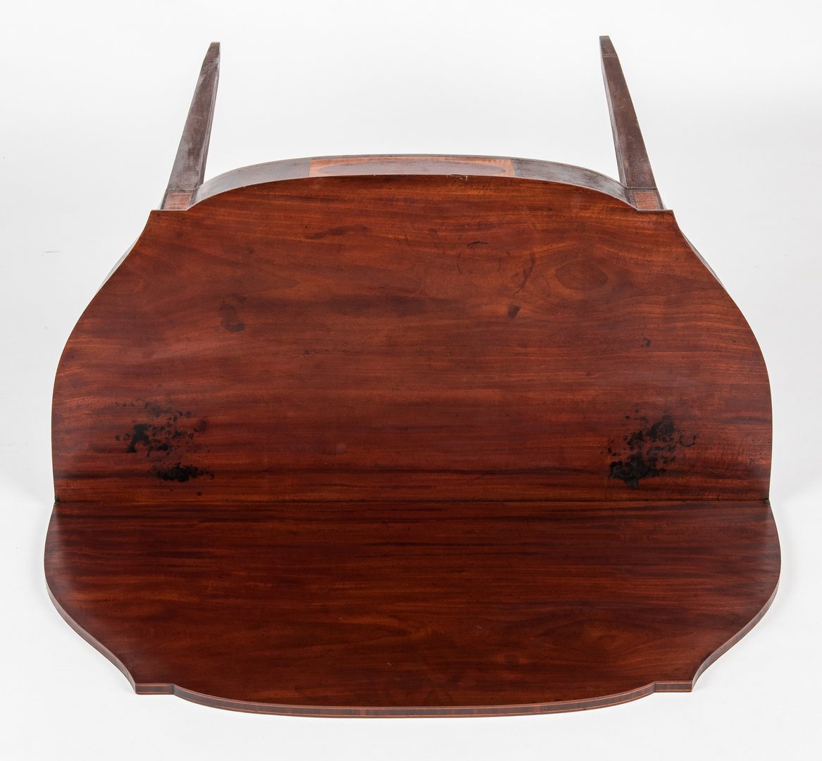 Lot 133: Federal Inlaid Game Table, Seymour School