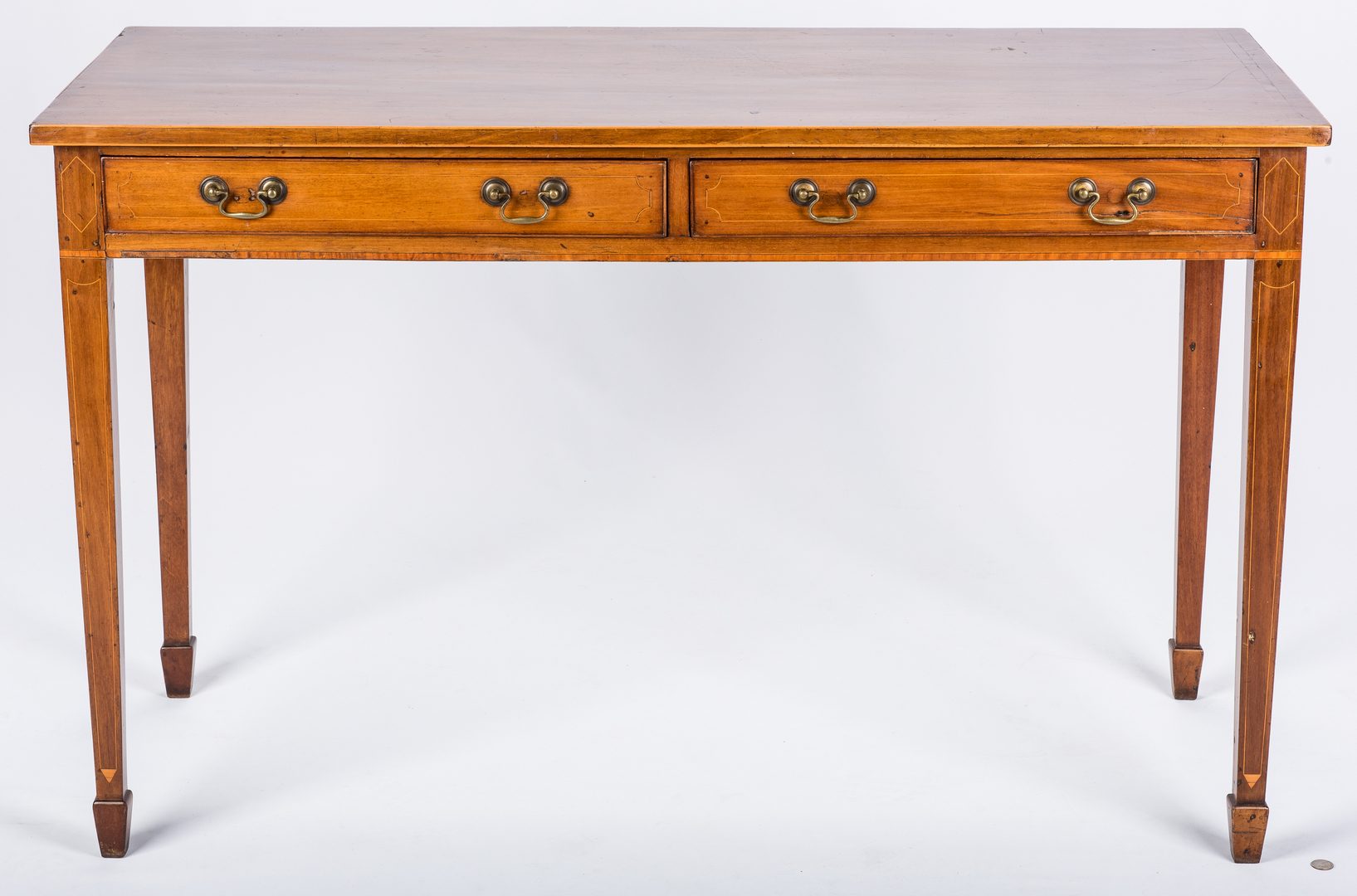Lot 152: Inlaid sideboard table, circa 1800