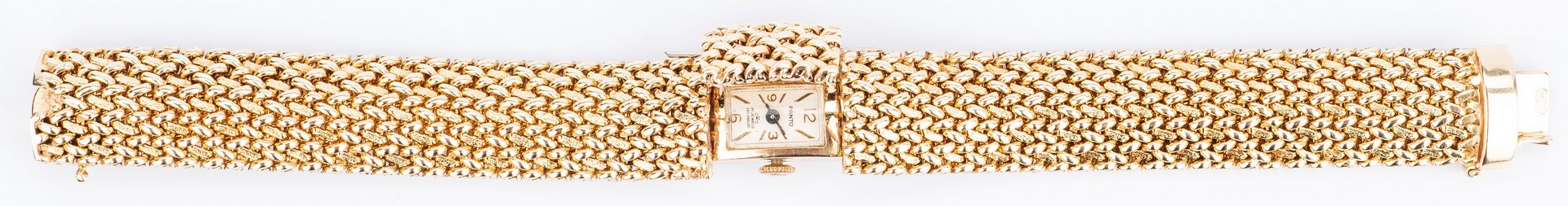 Lot 198: Ladies 14K Swiss Panto Bracelet Watch