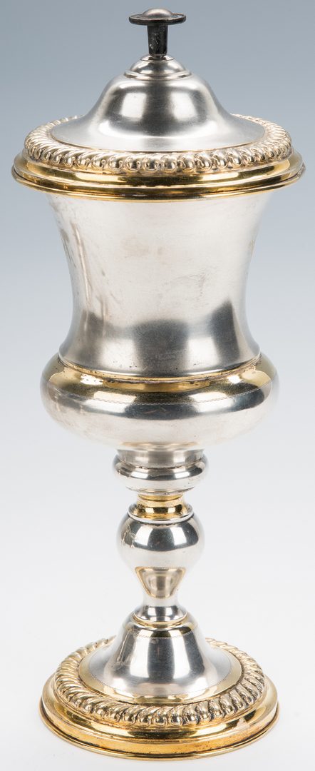 Lot 223: 3 Pc. German Silver, inc. Presentation Cup
