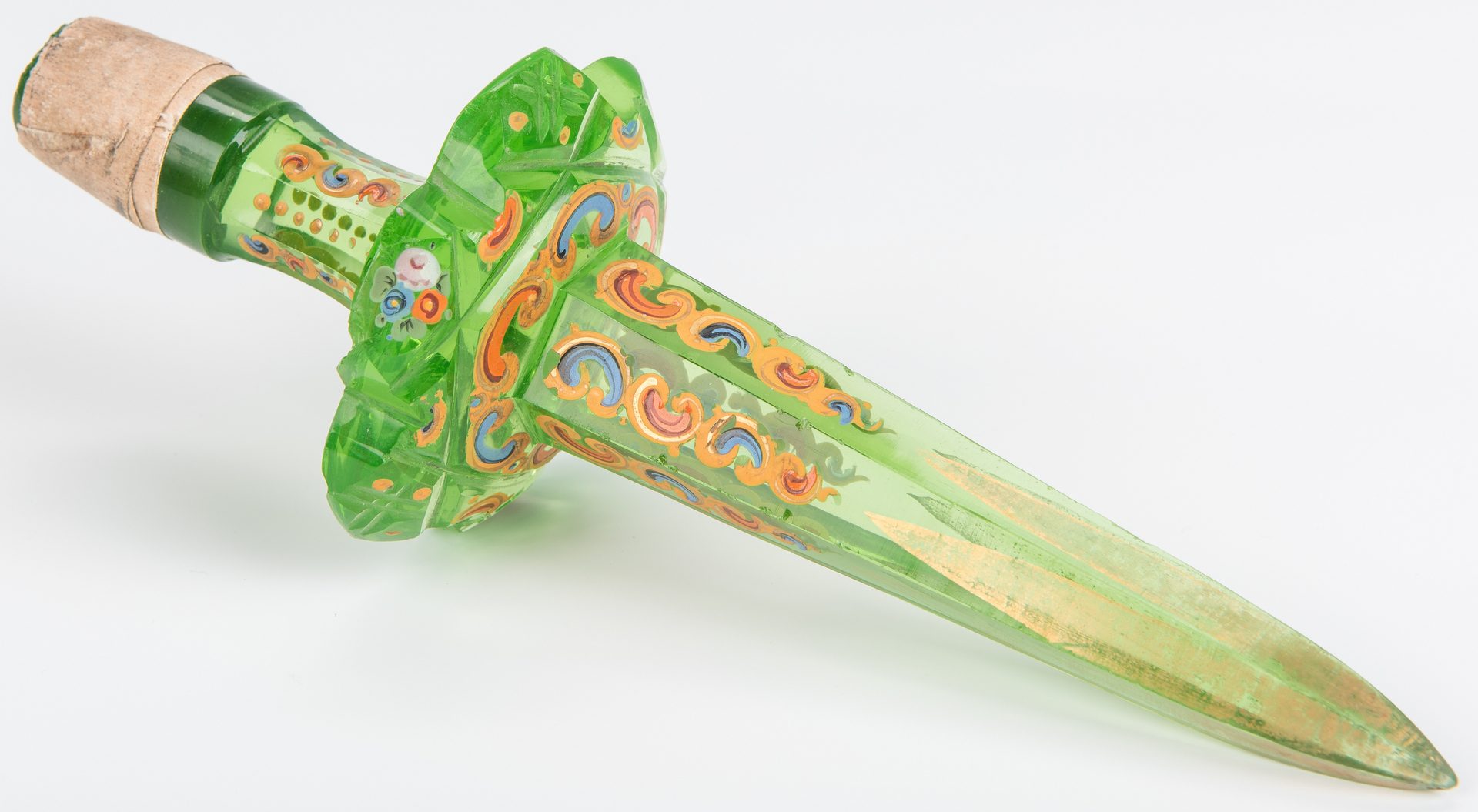 Lot 227: 2 Bohemian Art Glass Decanters