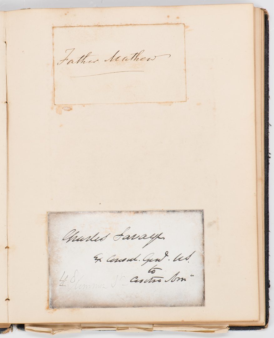 Lot 248: Presidential/Civil War Autograph Albums plus Henry Longfellow Letter