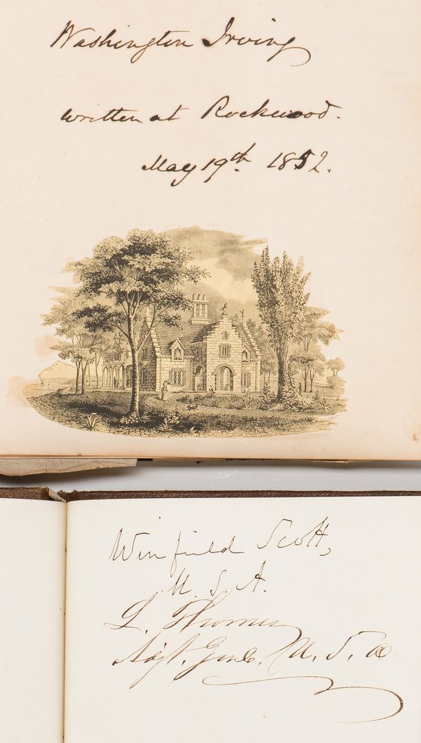 Lot 248: Presidential/Civil War Autograph Albums plus Henry Longfellow Letter