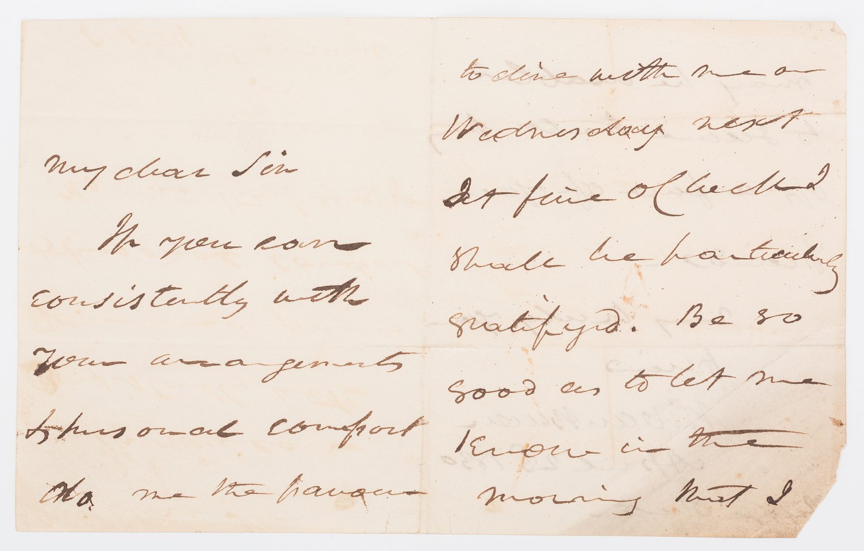Lot 254: A. Jackson and Van Buren Correspondence to John Overton of TN, inc. Jackson Free Frank