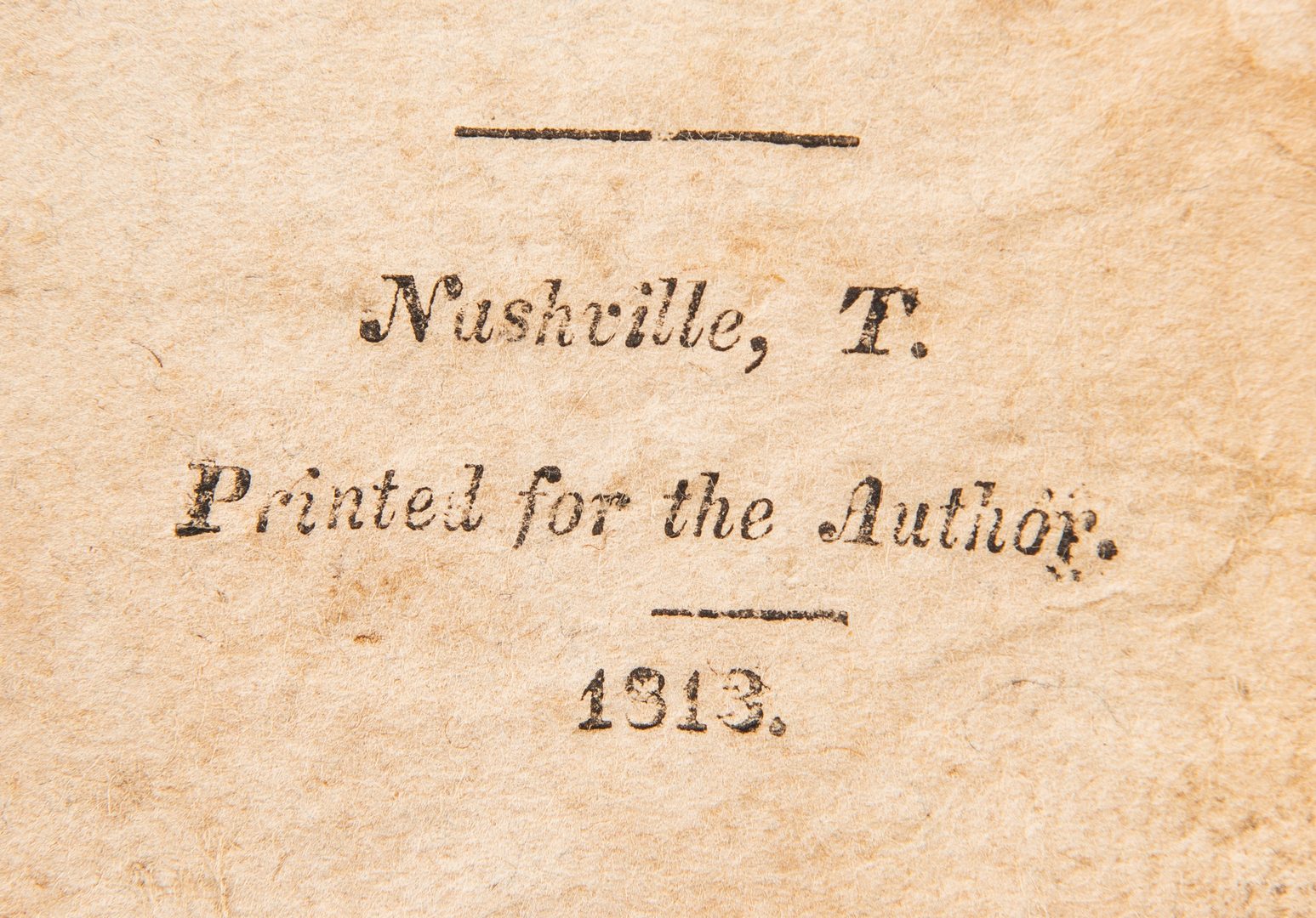 Lot 256: Denson, Compendium Nashville Imprint, 1813