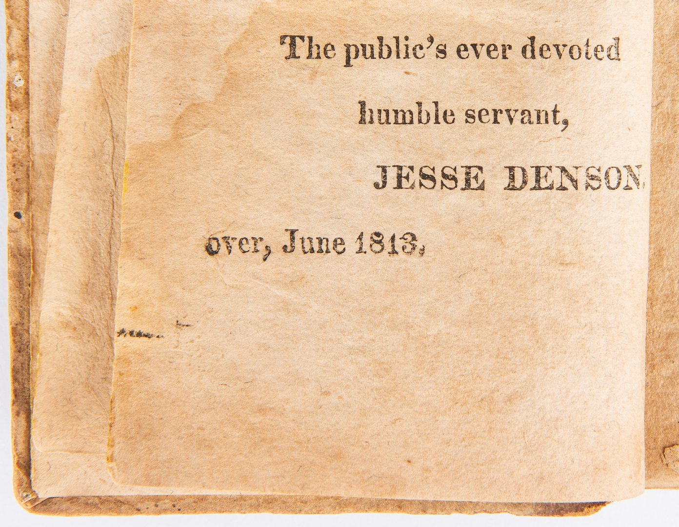 Lot 256: Denson, Compendium Nashville Imprint, 1813