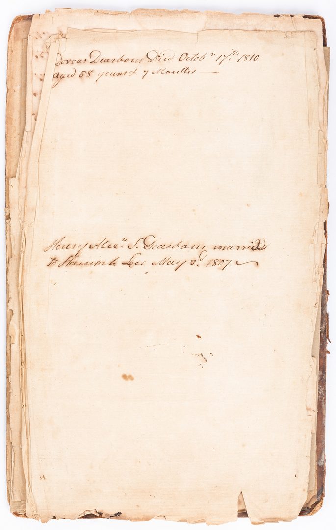 Lot 263: Dearborn Family, Isaiah Thomas Bible, Vol. II & II, 1791