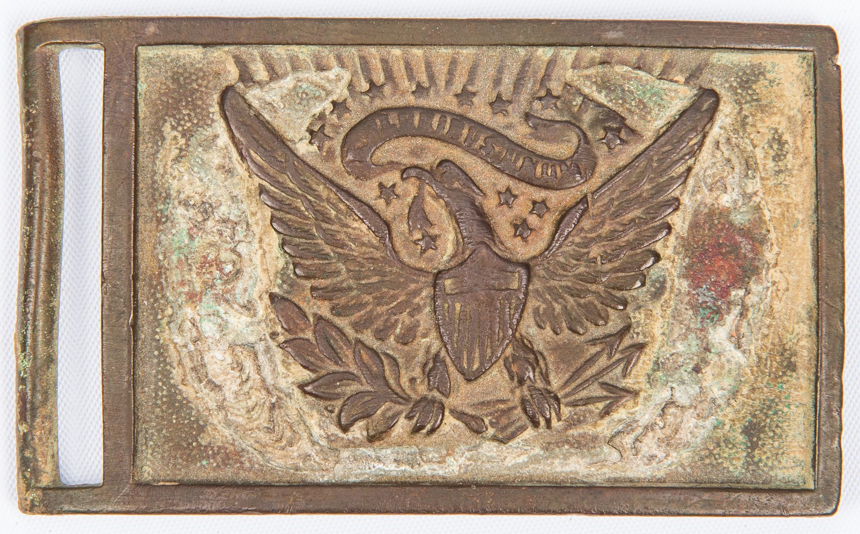 Lot 285: McKinley signed doc, Semmes CDVs, and Buckle