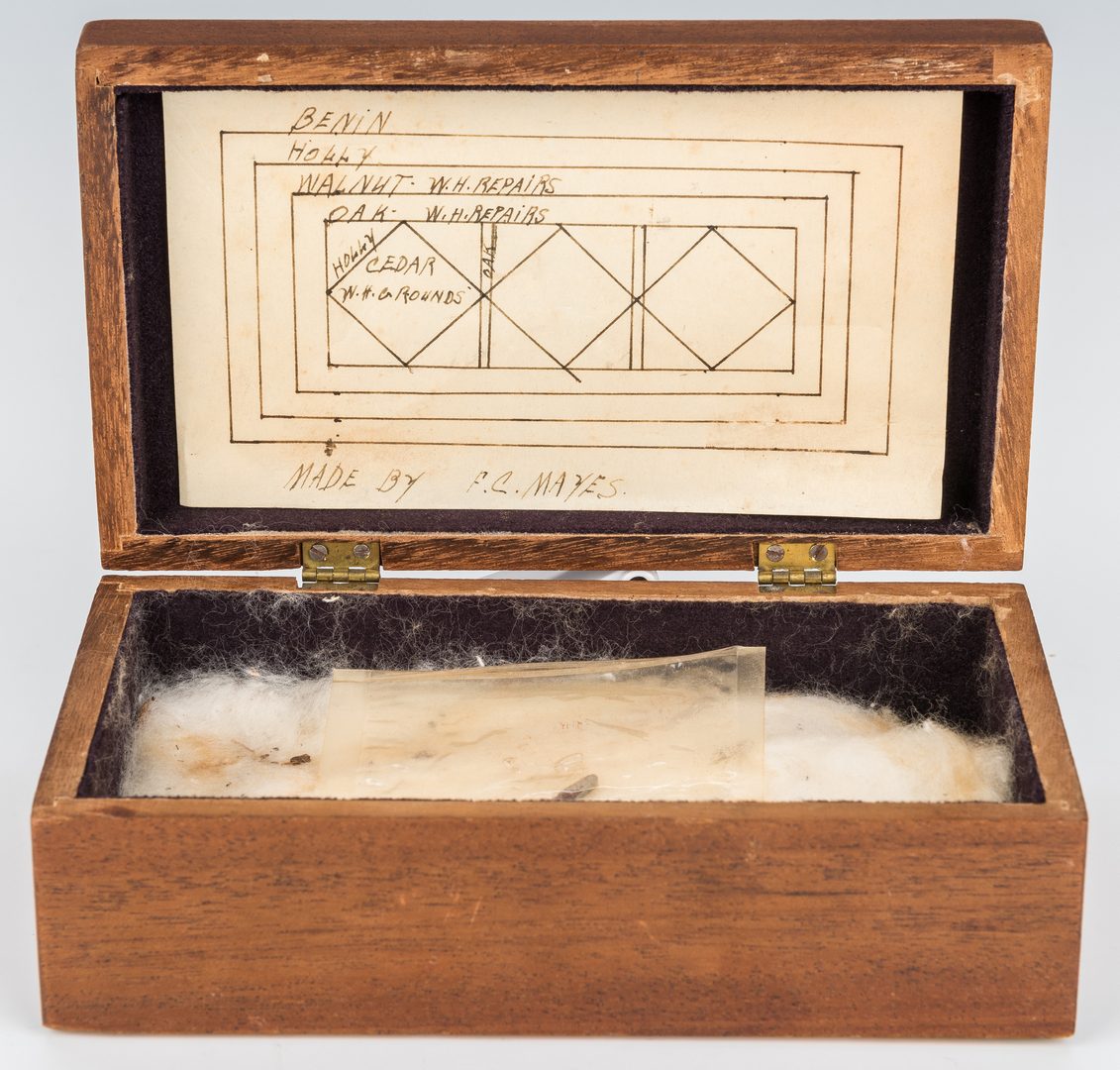 Lot 296: War of 1812 White House Artifact & Custom Box