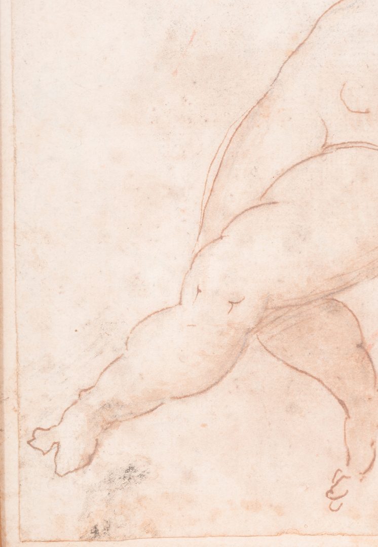 Lot 300: Bertel Thorvaldsen Drawing of a Cherub