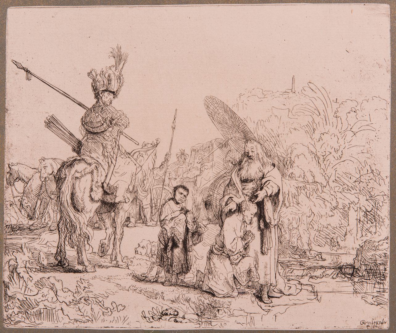 Lot 309: After Rembrandt, 8 Amand Durand Religious Heliogravures, 19th cent.