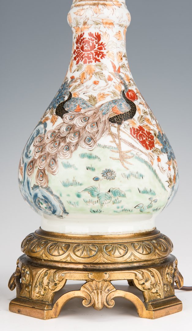 Lot 365: Pair Asian Porcelain Lamps