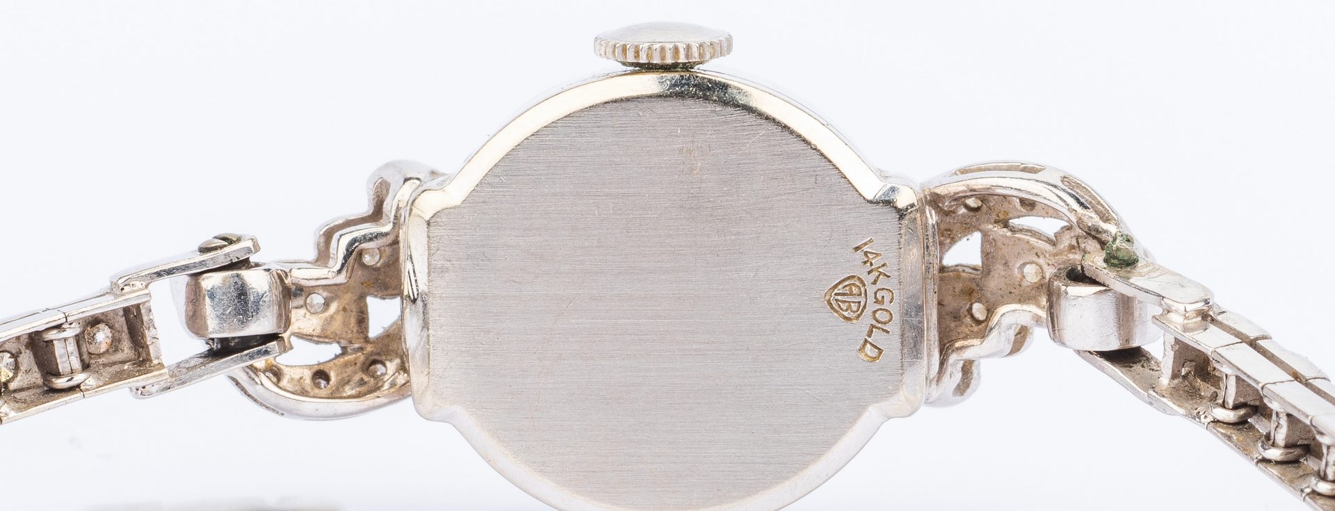 Lot 395: 2 Vintage Diamond Watches, Art Deco