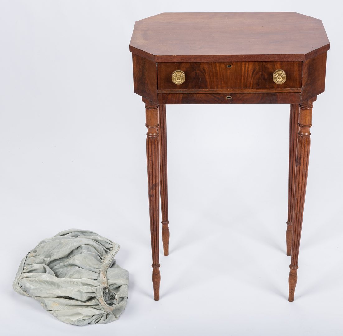 Lot 450: Sheraton Sewing Table