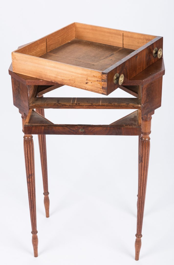 Lot 450: Sheraton Sewing Table