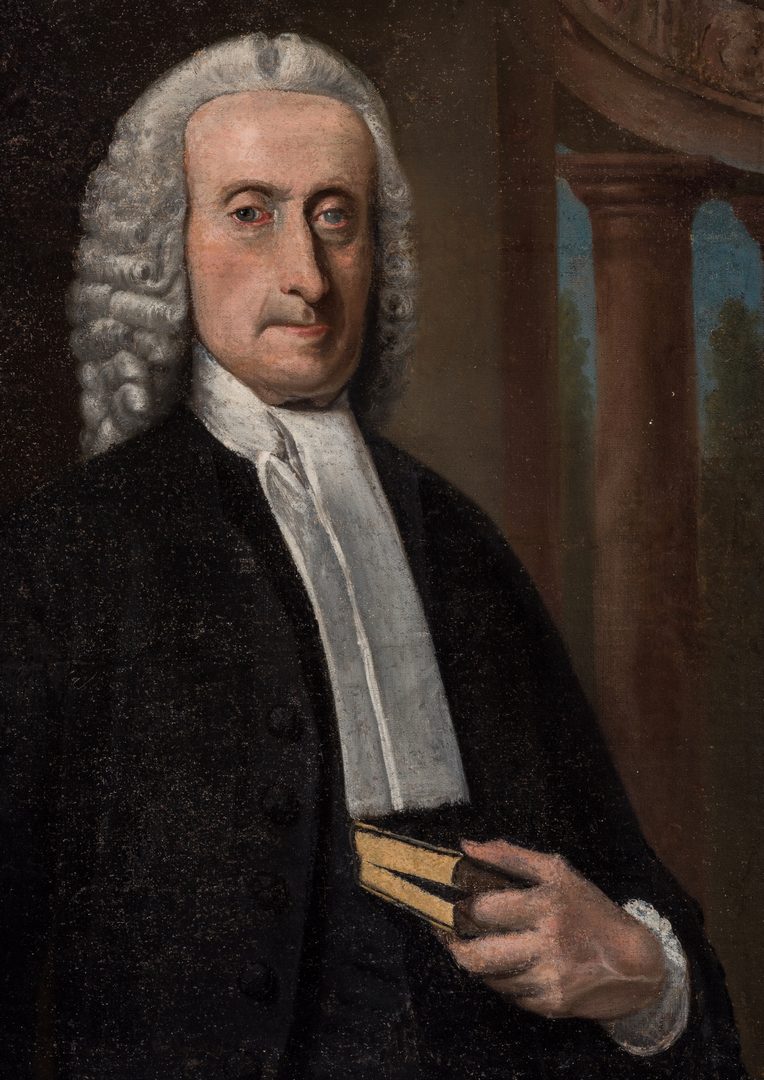 Lot 463: 18th C. American Portrait of a Clergyman