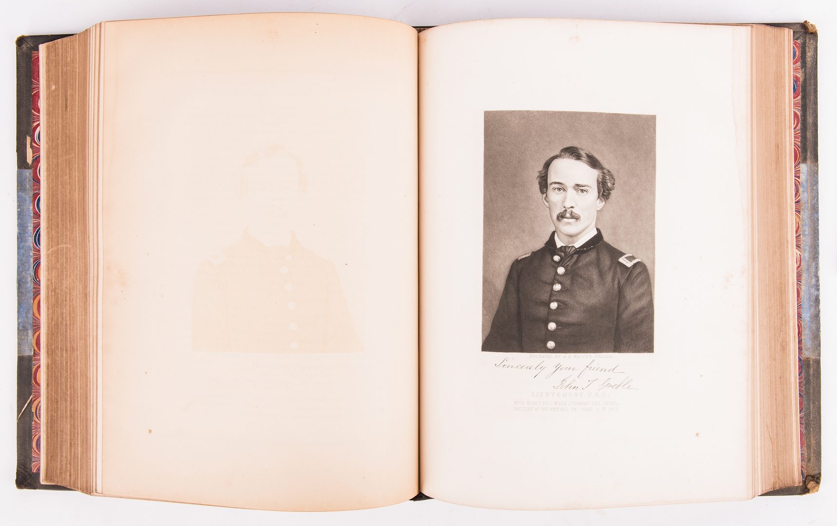 Lot 489: Martial Deeds of PA, Presentation Copy to David Wills of Gettysburg
