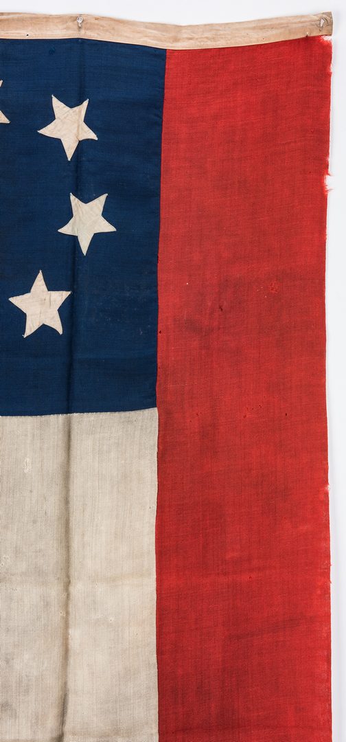 Lot 495: Confederate Reunion First National Flag, 7 Stars