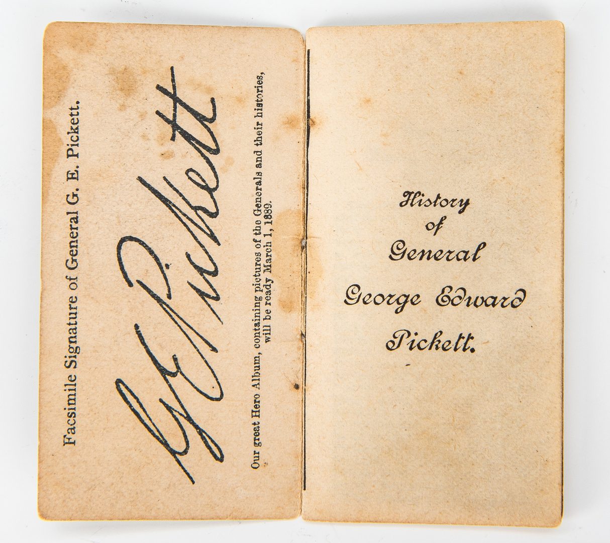 Lot 504: 8 Civil War items, inc. L. M. Coleman letters