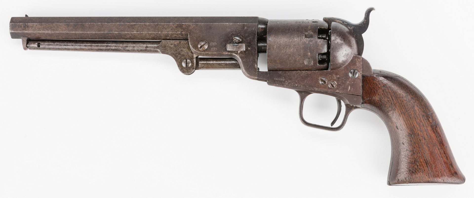 Lot 512: Colt 1851 Navy London Model Revolver, James Nelson III, Morgan's Raiders