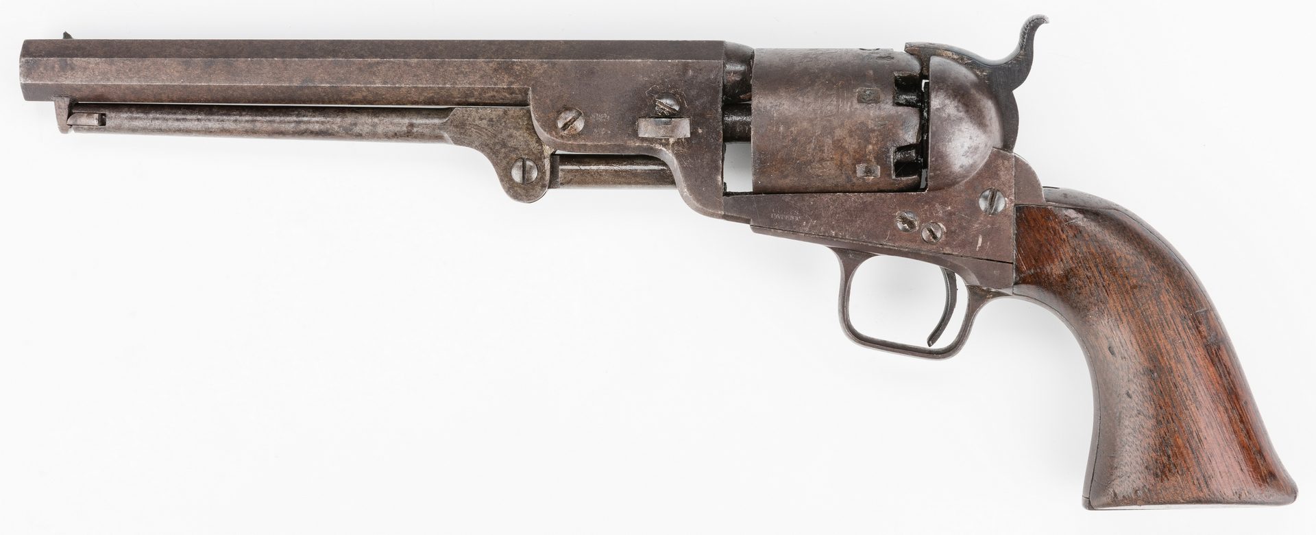 Lot 512: Colt 1851 Navy London Model Revolver, James Nelson III, Morgan's Raiders