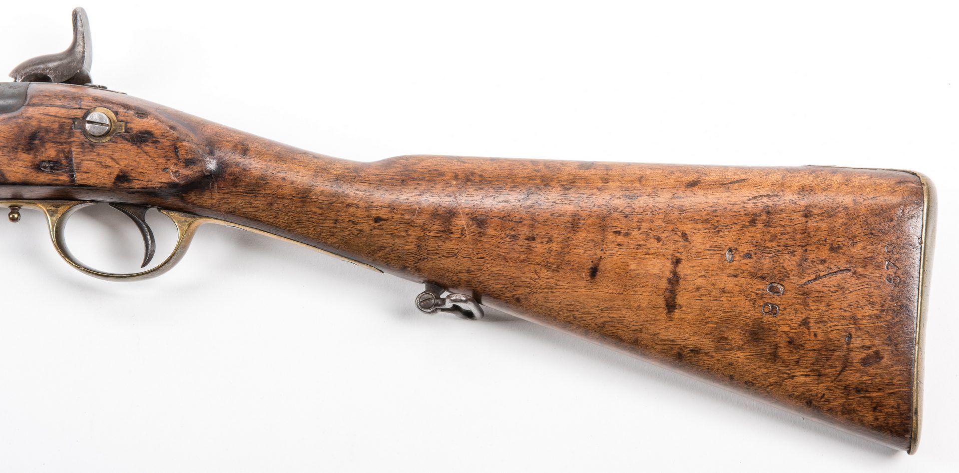Lot 522: Civil War 1853 Pattern Rifled Enfield Tower Rifle