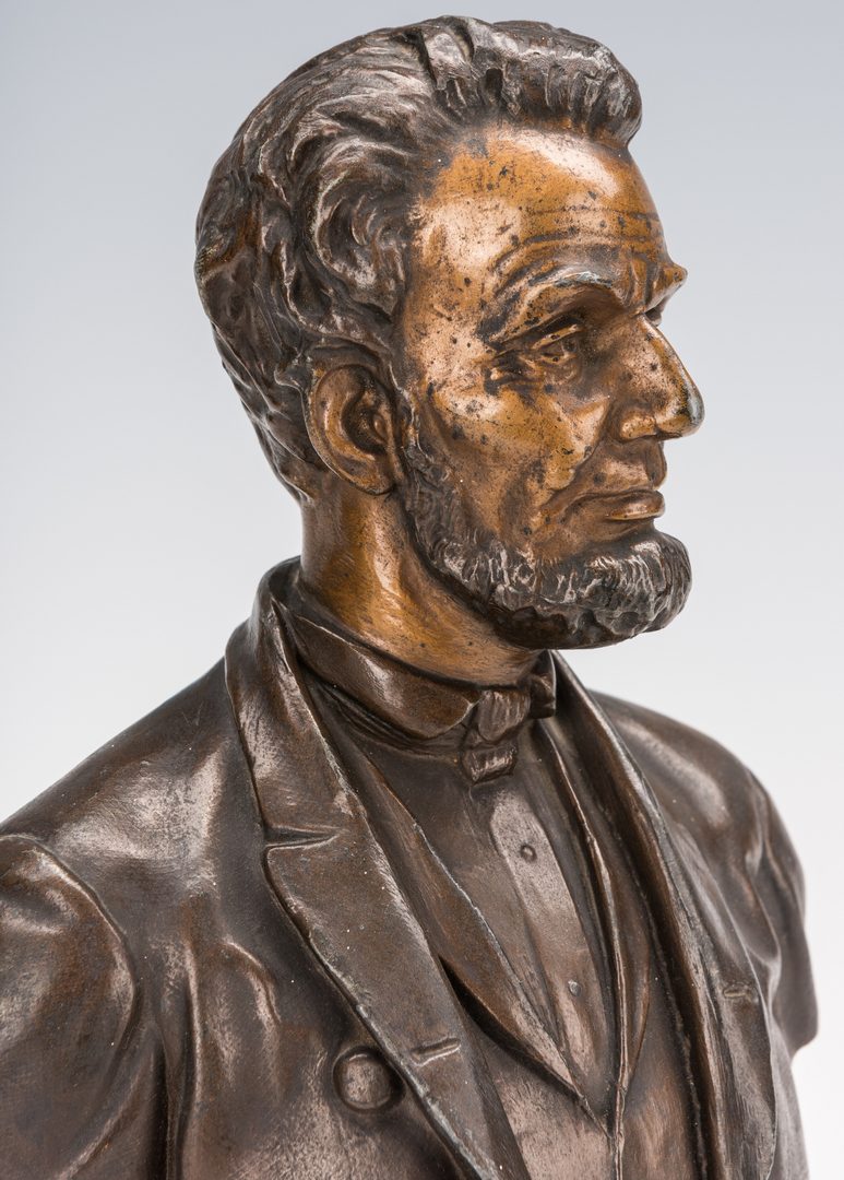 Lot 533: J. Bailly 1865 Bust of President Lincoln