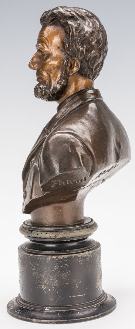 Lot 533: J. Bailly 1865 Bust of President Lincoln