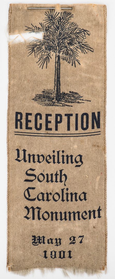 Lot 540: 4 South Carolina UCV items, inc. Chickamauga