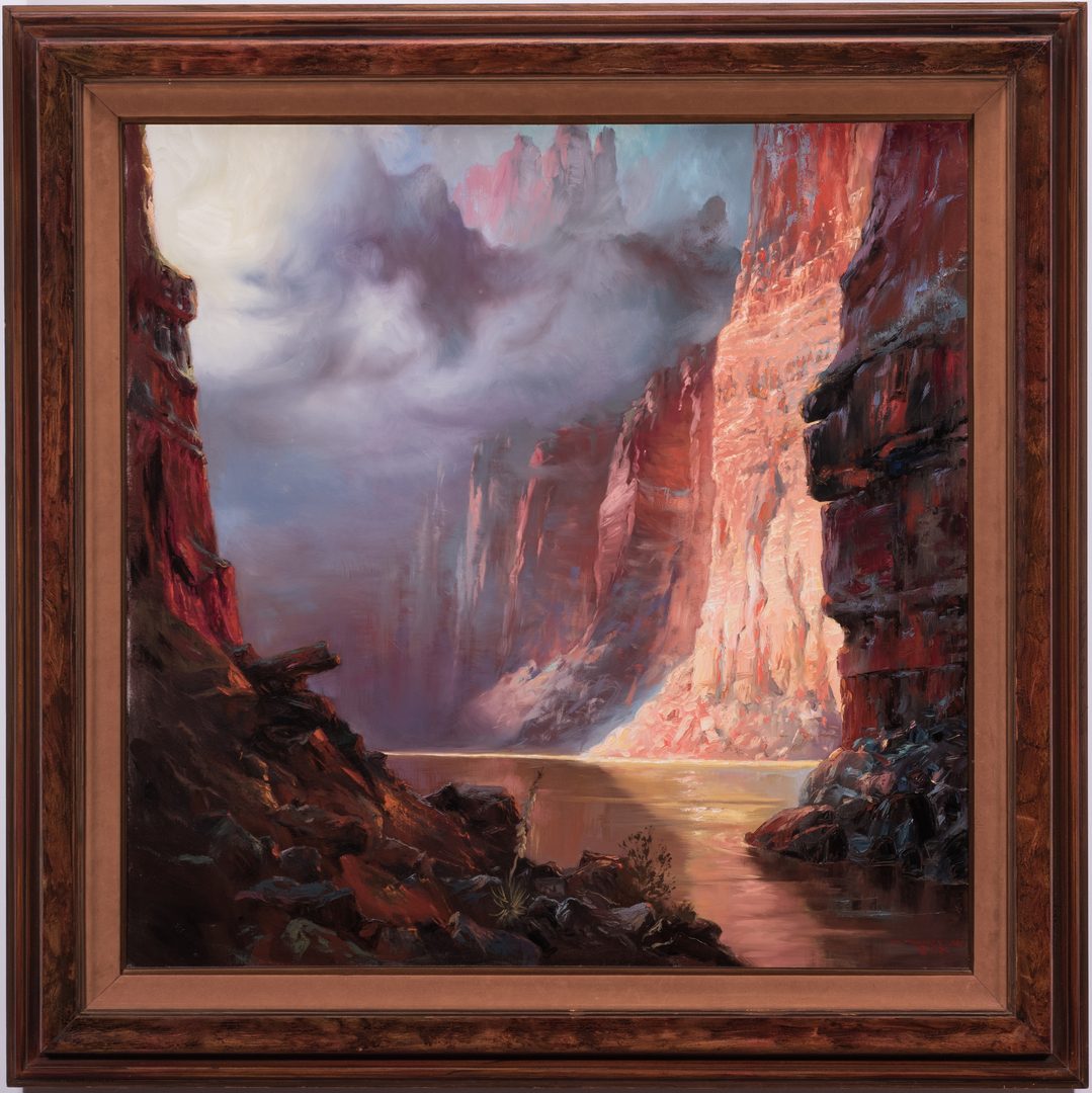 Lot 567: Stephen Juharos, O/C, Grand Canyon