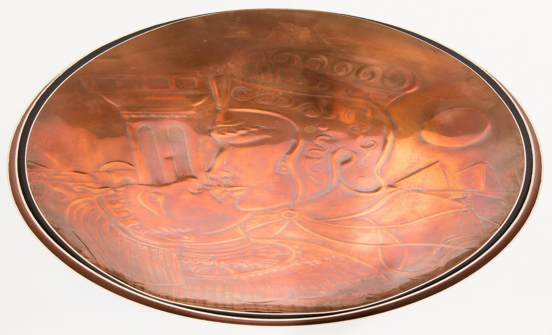 Lot 577: Greg Ridley Large Copper Plaque