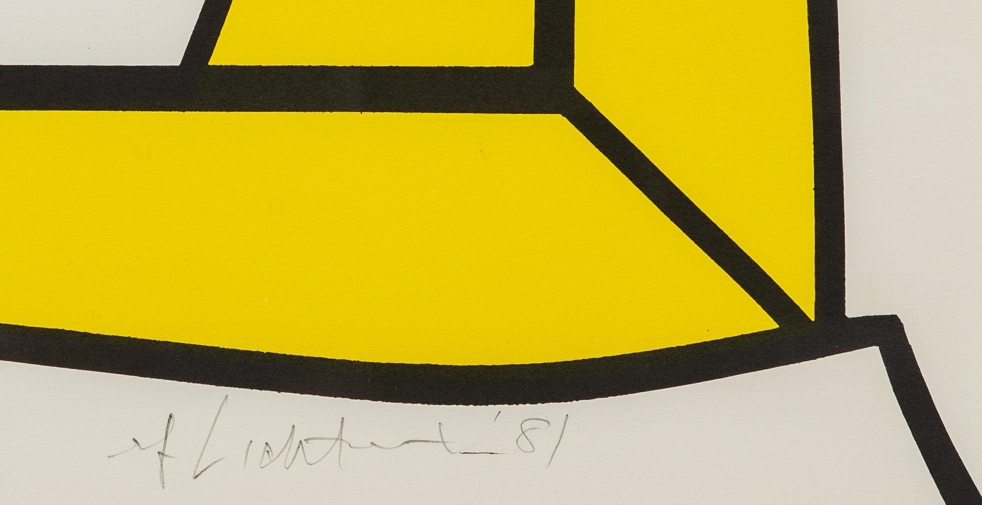 Lot 584: Lichtenstein Signed Poster, Whitney Museum