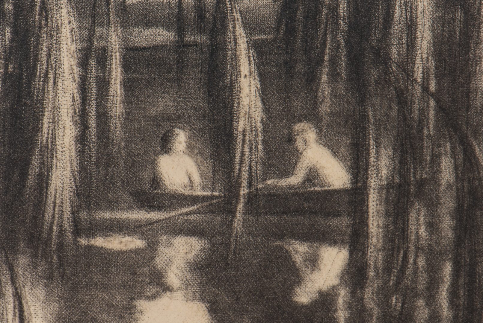Lot 587: Samuel Margolies Etching, Relections