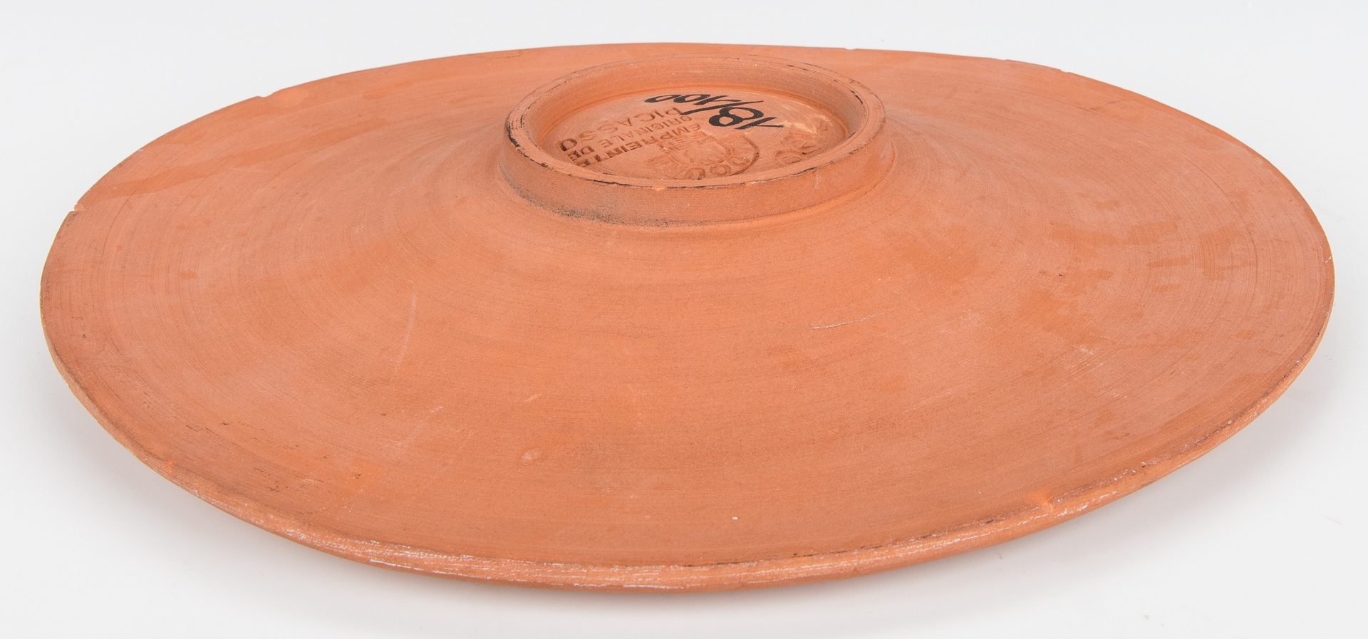 Lot 593: Picasso Madoura Terracotta plate