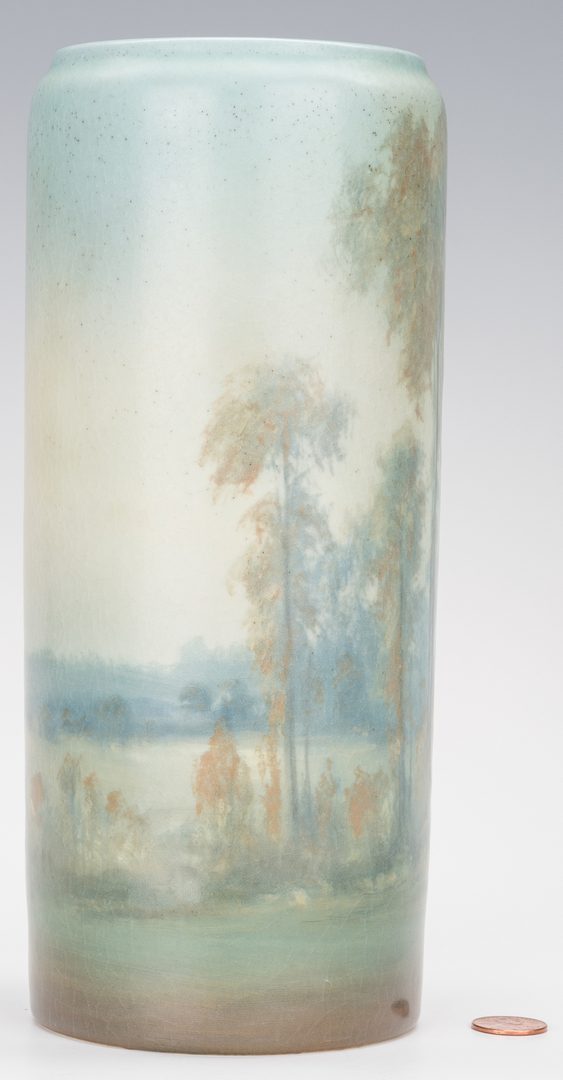 Lot 615: Rookwood scenic vase – Ed Diers